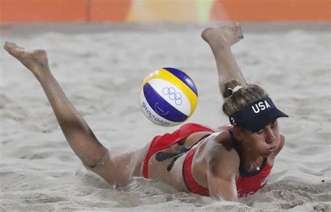 In Pictures Women S Beach Volleyball At The Rio Olympics Photos Upi