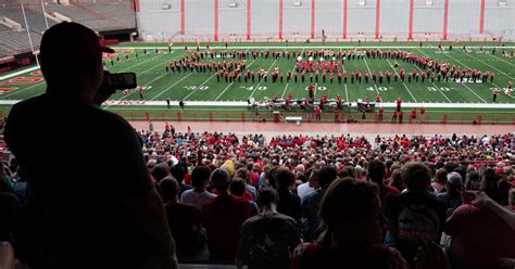 Photos Cornhusker Marching Band Performs Exhibition Concert At