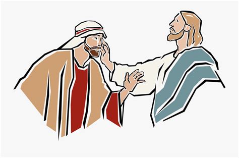 Healing Clipart Jesus Heals Jesus Heals A Blind Man Clipart Free