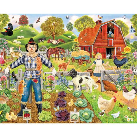Scarecrows New Friends 300 Large Piece Jigsaw Puzzle Bits And Pieces Uk
