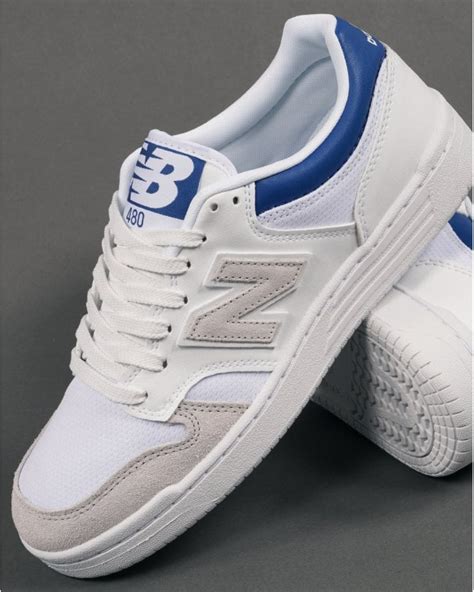 New Balance Trainer White Grey Blue S Casual Classics