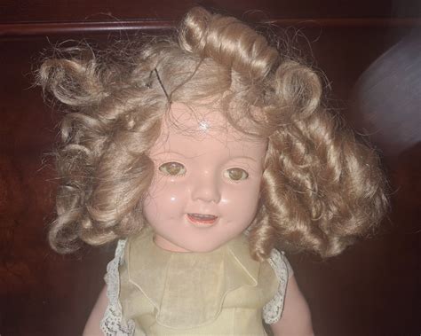 antique 1930 s ideal shirley temple composition doll 23 flirty eyes excellent ebay