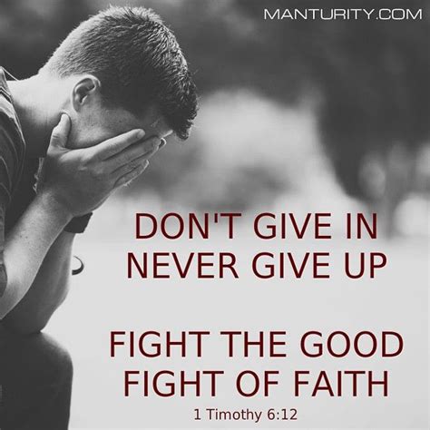 Keep Fighting The Good Fight Of Faith More On Spiritually Maturity At
