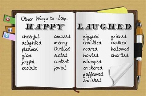 Other Ways To Say Happy And Laughed Other Ways To Say Grammar Essay