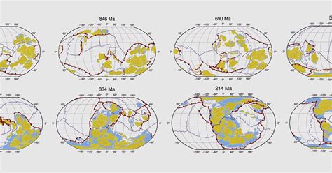 1 Billion Years Of Tectonic Plate Movement In 40 Seconds