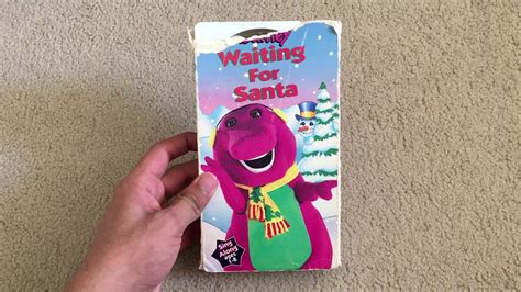Barney Waiting For Santa 1992 Vhs Youtube