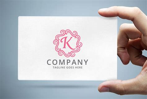 Ornamental Letter K Logo By Zixlo Codester