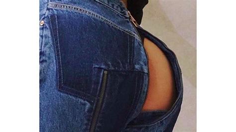 You Can Unzip The Butt On These Vetements Jeans Galore Free Nude Porn