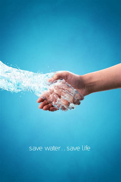 Save Water Save Life By Banan Shakarnah Via Behance Arte En Agua Contaminacion Ambiental