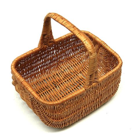 Traditional Wicker Carry Basket By Prestige Wicker Wicker Basket