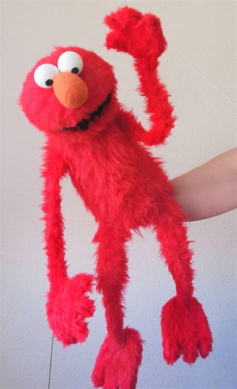 Elmo Muppet Puppet Replica 11 Handmade Sesame Street Etsy