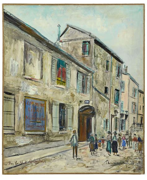 Maurice Utrillo 1883 1955 Ancien Atelier Dutrillo à Montmartre