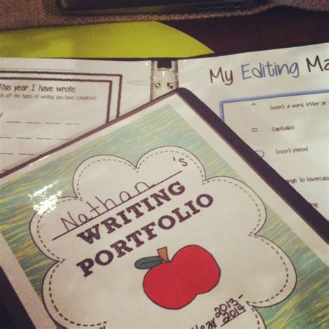 Student Writing Portfolios For The New School Year