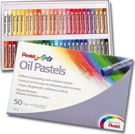 Pentel Λαδοπαστέλ Arts Oil Pastels 50 Χρωμάτων Skroutzgr