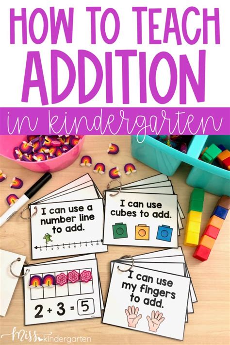 Effective Ways To Teach Addition In Kindergarten Miss Kindergarten