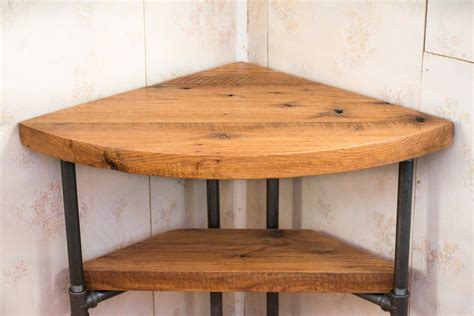Small Corner Desk Reclaimed Wood Corner Table Desk Solid