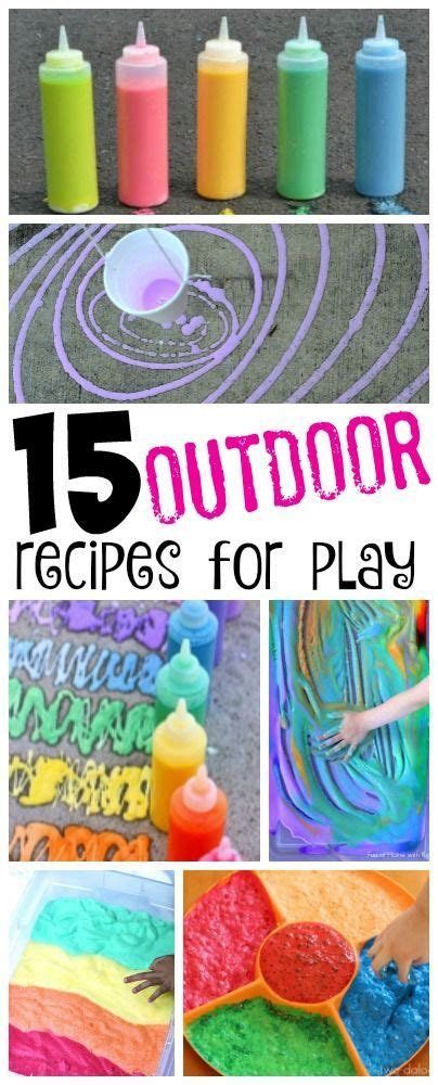 Outdoor Recipes For Play Summer Activities For Kids
