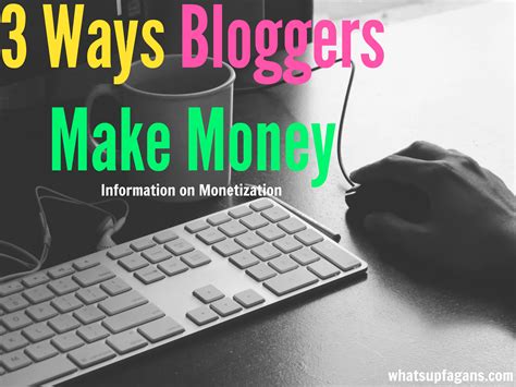 How Do You Make Money Blogging Whats Up Blogging