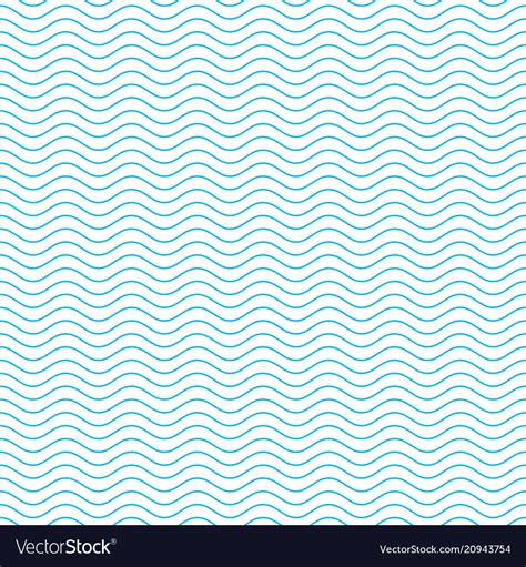 Seamless Wave Pattern Royalty Free Vector Image