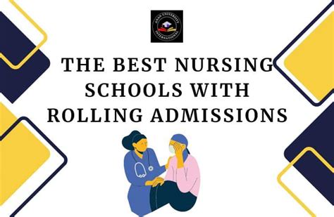 The 25 Best Nursing Schools With Rolling Admissions Ananuniversity