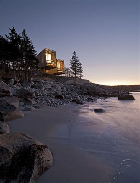 Two Hulls House In Nova Scotia Canada By Mackay Lyons Sweetapple