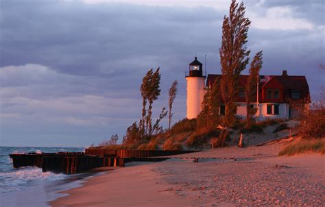 Betsie Point Lighthouse Beulah Michigan Northern Michigan Michigan