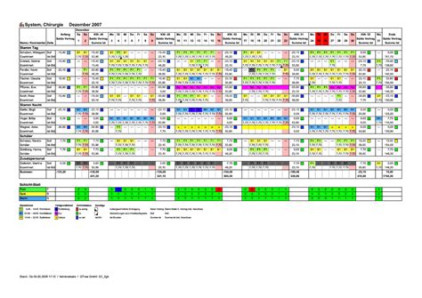 Dienstplan Mit Fortlaufendem Monat Luna Plutoniana