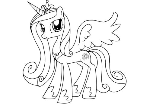 Brezplačne Pobarvanke My Little Pony Princess Luna Prenesite