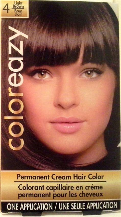 ColorEasy Light Brown Permanent Cream Hair Color Light Hair Color