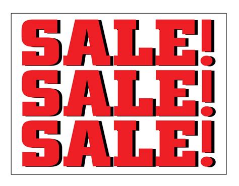 Buy Our Sale Sale Sale Yard Sign At Signs World Wide
