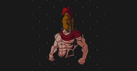 Spartan Warrior Shows Muscles Spartan Fitness Spartan Warrior