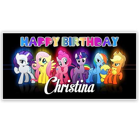 My Little Pony Personalized Birthday Banner Handmade