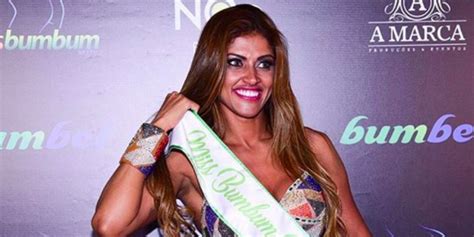Brazils Miss Bumbum Pageant Winner Groped Following Her Win