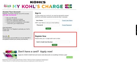 Go paperless, pay your bill and view transactions. apply.kohls.com - Kohl's Credit Card Application,Login and Bill Payment Guide - Credit Cards Login