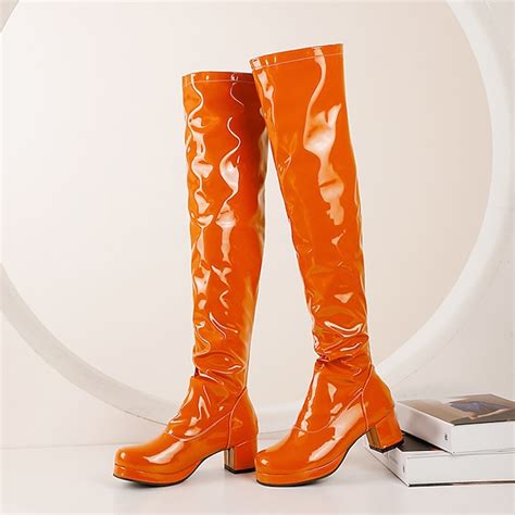 women s boots plus size costume shoes go go boots outdoor daily club over the knee boots winter