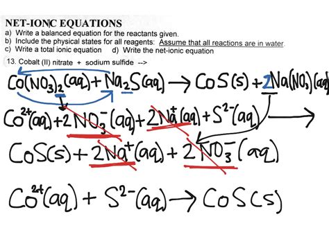 Krista S Net Ionic Equation Science Showme