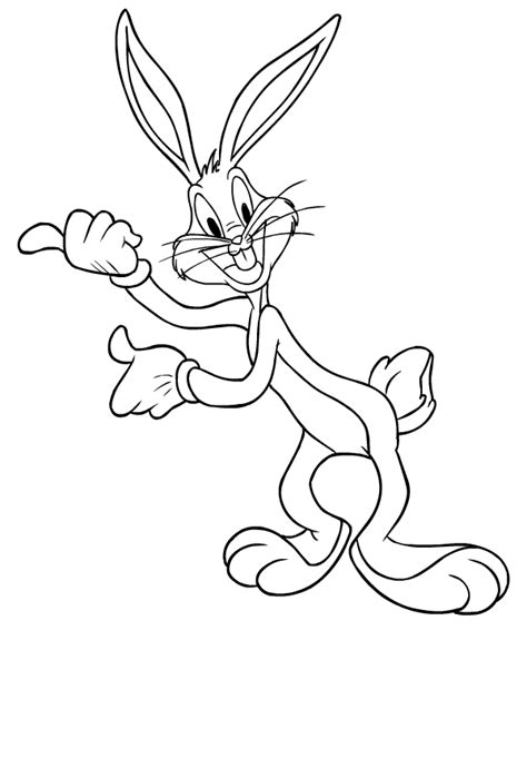 Desenhos De Bugs Bunny Para Colorir