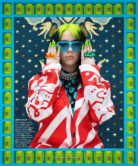 Billie eilish gets interviewed by a robot | vogue. BILLIE EILISH in Vogue Magazine, March 2020 - HawtCelebs