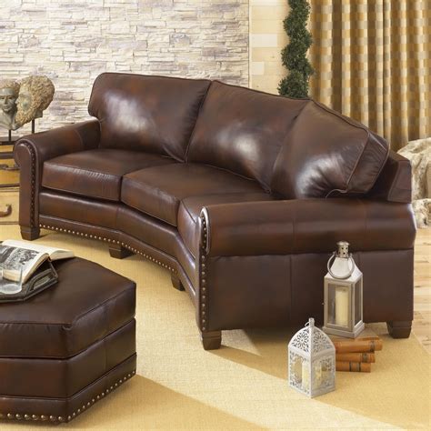 Smith Brothers 393 393l 12 Traditional Conversation Sofa With Nailhead