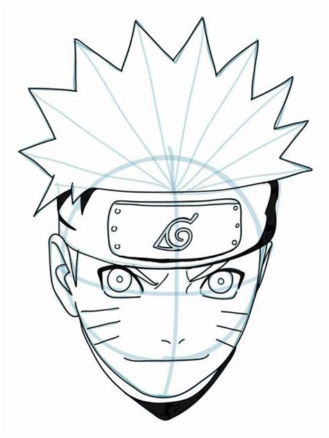 How To Draw Naruto Face Naruto Drawings Easy Naruto Sketch Drawing