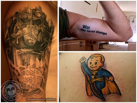 The Best Fallout Tattoos Fallout Tattoo Geek Tattoo Tattoos