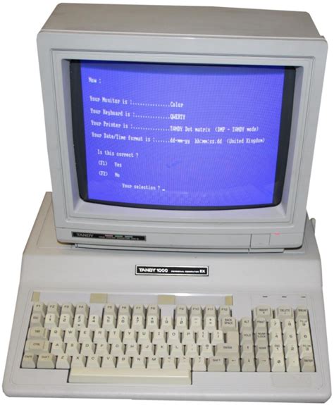 Tandy 1000 Ex Personal Computer Computer Computing History