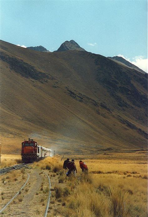 Bolivia Train The Highest Train Tracks In The World Are Between La