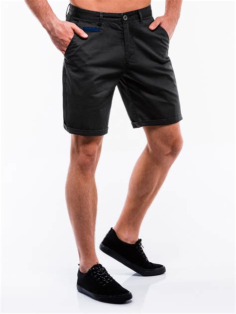 Mens Casual Shorts W207 Black Modone Wholesale Clothing For Men