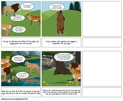 How To Tell Wild Animals Storyboard By Anonymouspanda