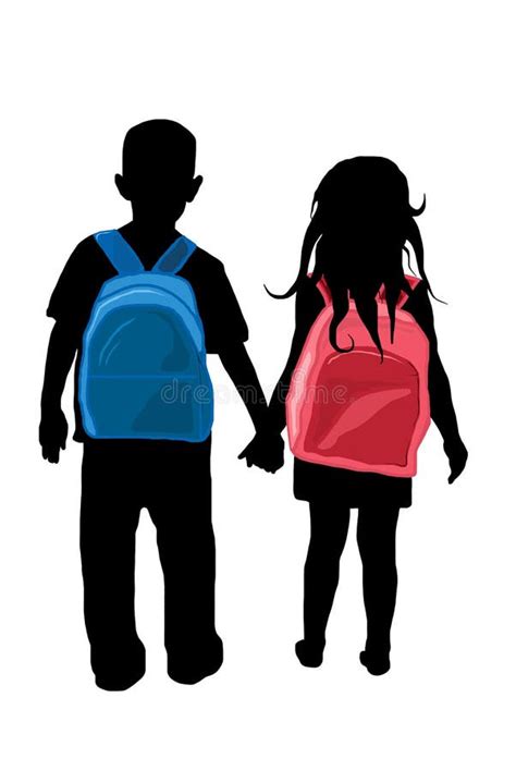 Child Holding Silhouette Stock Illustrations 10475 Child Holding