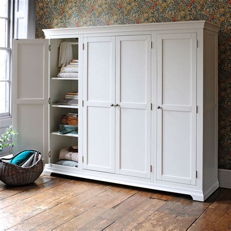 Chantilly White Four Door Wardrobe The Cotswold Company Painted