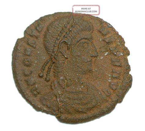 Roman Bronze Coin Follis Constans Radiate Phoenix Siscia Ae18