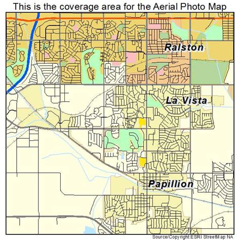 Aerial Photography Map Of La Vista Ne Nebraska