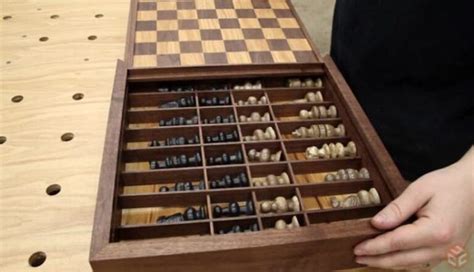 Chess Board And Box Free Woodworking